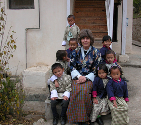 susan with children